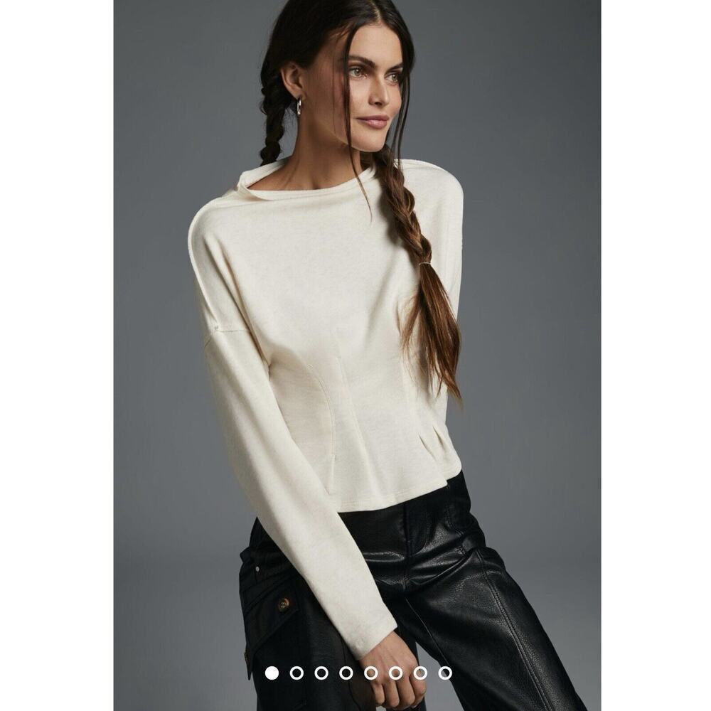 Pilcro Corset‎ Sweatshirt Urban Outfitters Women’s Top Size Small Petite Modern